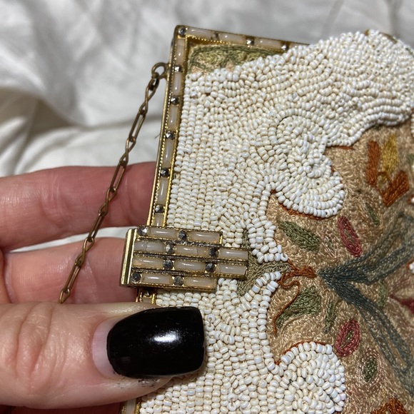 Vintage unique Longchamps Beaded/Embroidered Purse - Picture 12 of 15